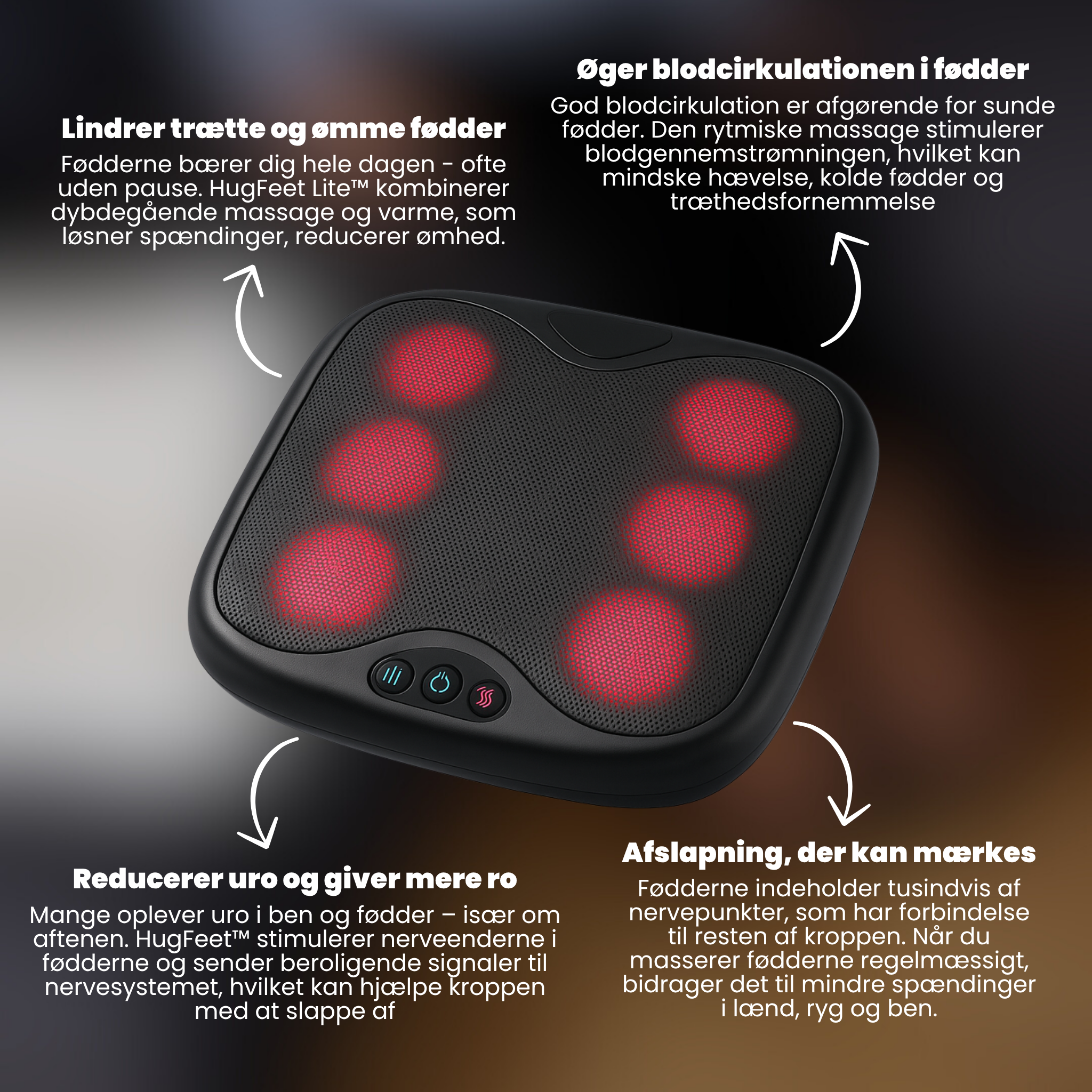 HugFeet Lite™ - infrarød fodmassager